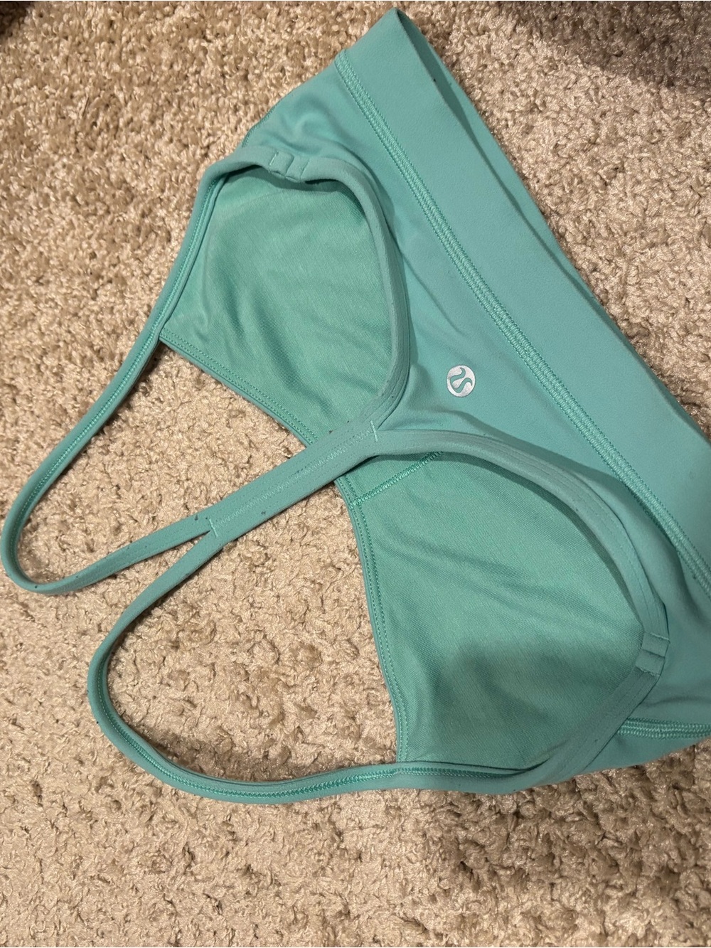 lululemon athletica align Mint Green Sports Bra